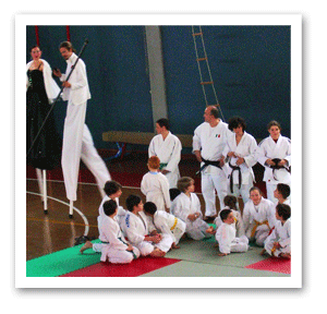 Trampolieri alla festa del Judo Trampolieri alla festa del Judo